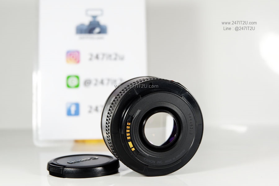 เลนส์ Canon EF 50mm F1.8 II สีดำ