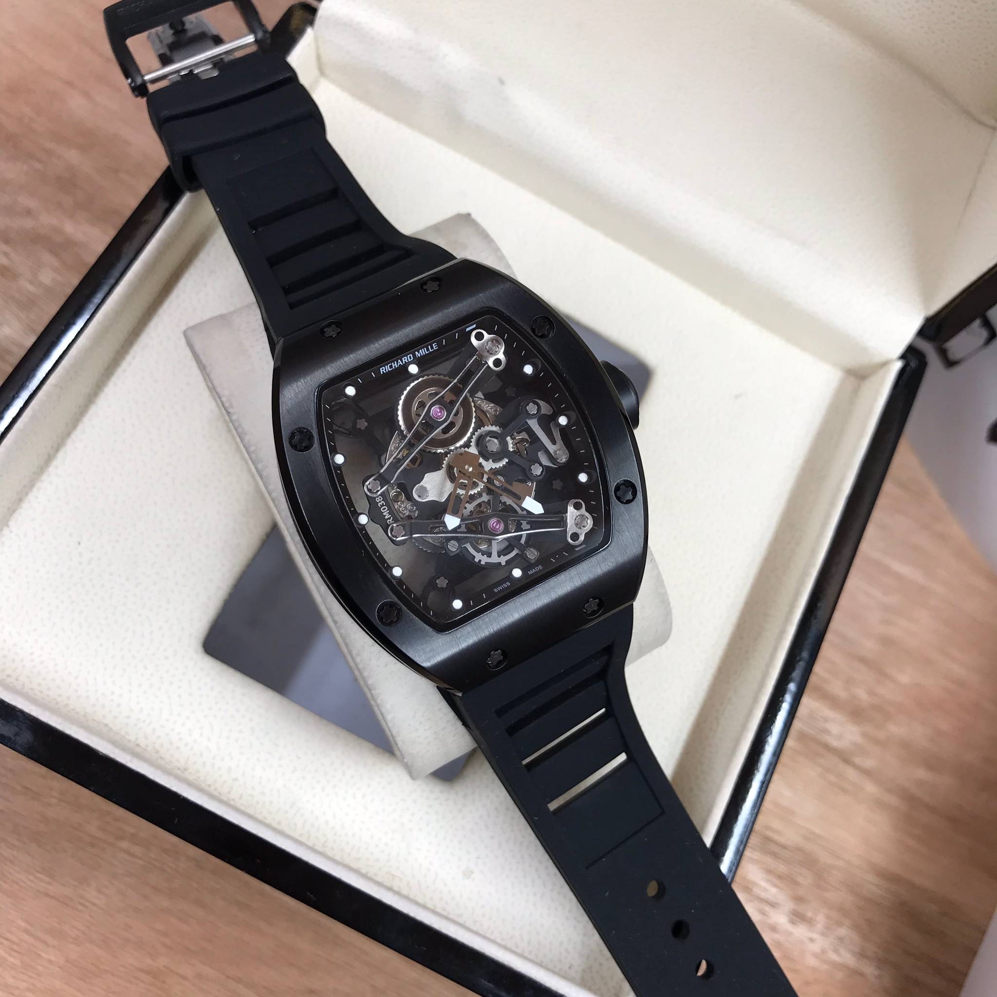 นาฬิกา Richard Mille RM038 Black - Mirror Swiss