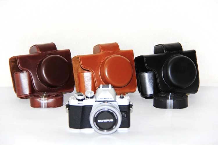 Bag Leather Case For olympus EM10 II