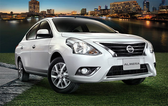 ไฟตัดหมอก NISSAN ALMERA 2014 2015 2016 2017 2018 โคม LED แสงไฟสีขาว นิสสัน อัลเมร่า รับประกัน 3 เดือน