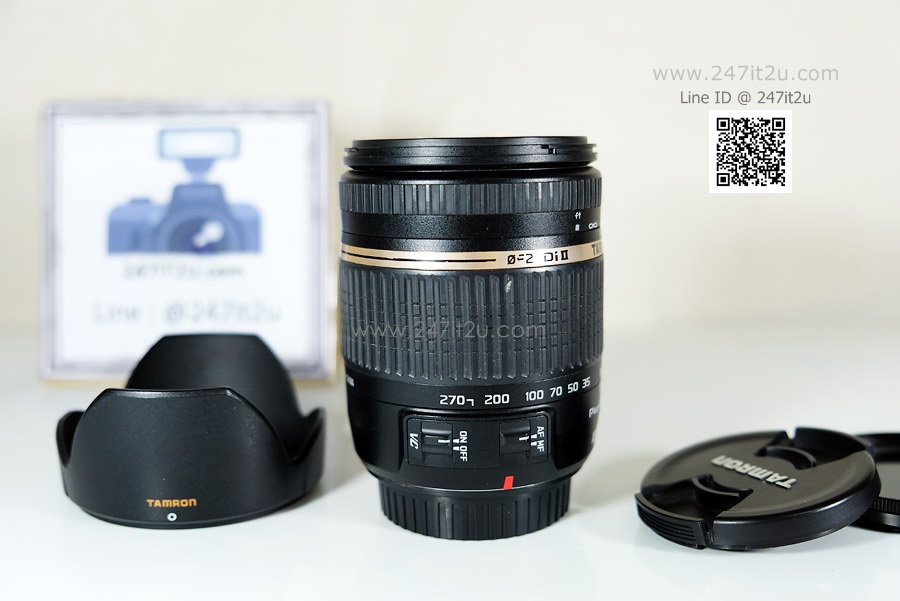 Tamron 18-270mm f3.5-6.3 VC Di ii mount canon