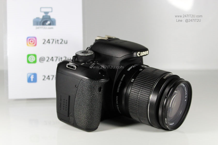 กล้อง Canon 600D +เลนส์ 18-55mm is II