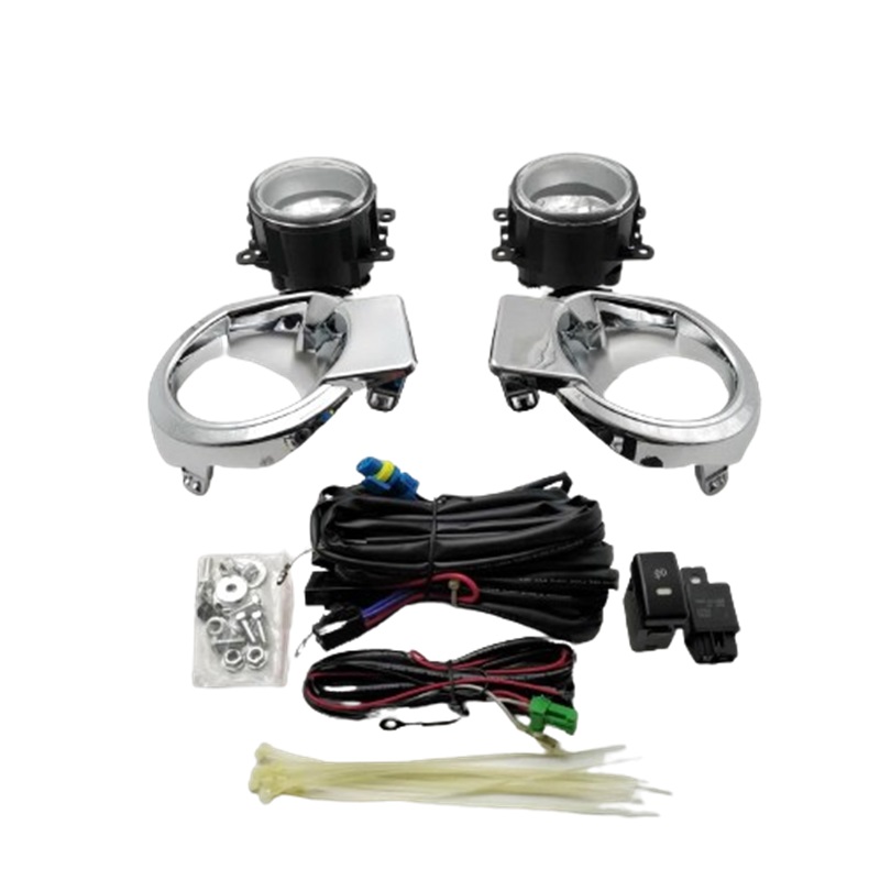 ไฟตัดหมอก/ไฟสปอร์ตไลท์ FORD RANGER(ฟอร์ด แรนเจอร์) T6 ฝาครอบชุบโครเมียม ปี2012-2014 (ครบชุด) (รับประกัน 6เดือน) (FD490E)