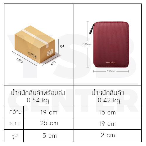 สมุดโน๊ต สมุดบันทึก ไดอารี่ สมุดเขียน B6 กระเป๋าซิป PU ฺ พร้อมปากกา