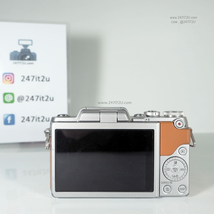 ขายกล้อง Panasonic GF7 + เลนส์12-32mm สี Brown ประกันศูนย์