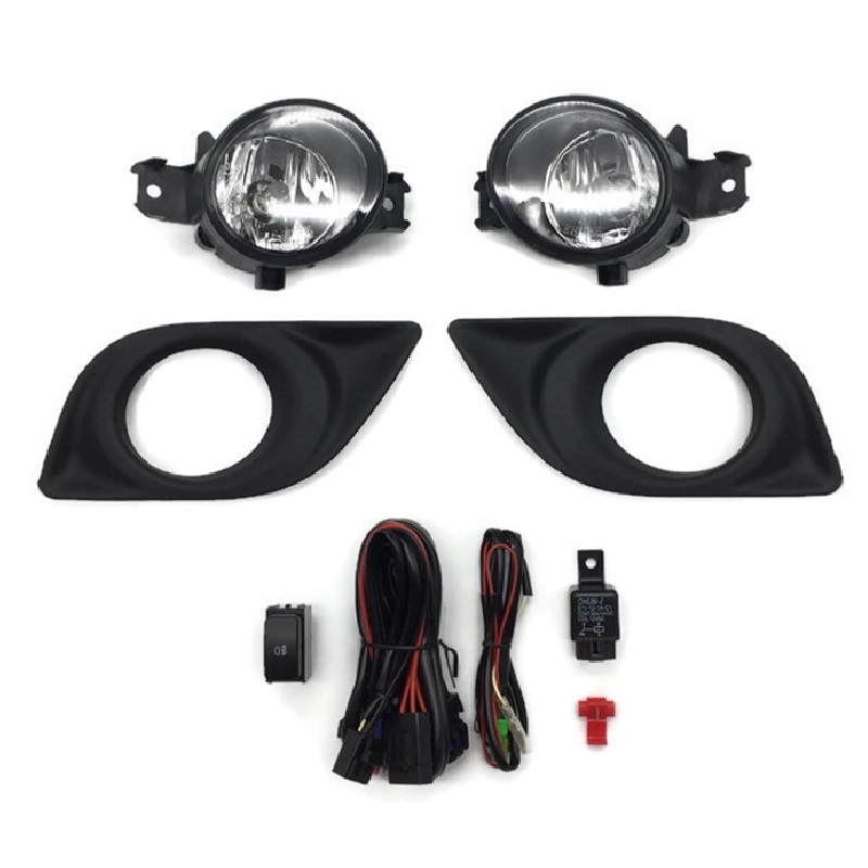 ไฟตัดหมอก/ไฟสปอร์ตไลท์ NISSAN ALMERA(อัลเมร่า) โฉมแรก ฝาครอบดำ ปี2011-2013 (ครบชุด) (รับประกัน 6เดือน) (NS431)