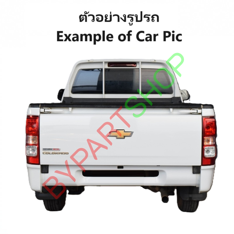 ฝาท้าย CHEVROLET COLORADO(โคโรลาโด) ตอนเดียว เปิดข้าง เหล็กดำ(ไม่ทำสี) ปี2012-2022 (ลายD-MAX) -กรุณาเลือกแบบ-