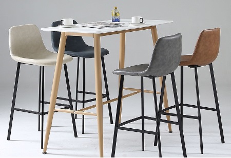 เก้าอี้บาร์ เก้าอี้ทรงสูง เก้าอี้เคาน์เตอร์บาร์ เฟอร์นิเจอร์แต่งบ้าน เบาะหนัง PU YL154 - YL157