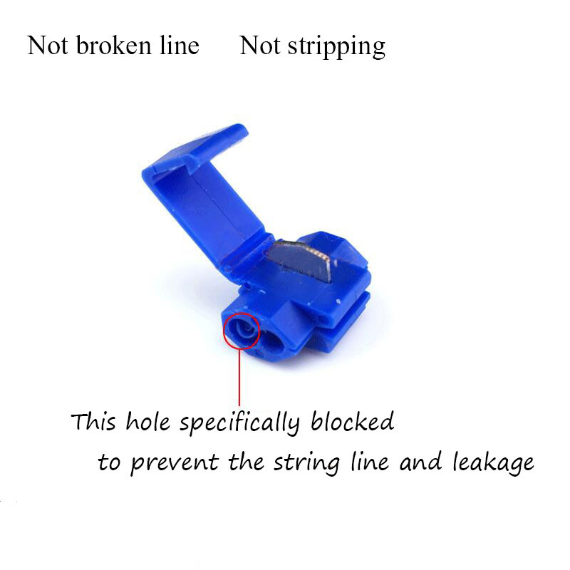 50 ชิ้น ตลับต่อสายไฟรถยนต์ (สีน้ำเงิน) 0.75-2.5 Sq.mm. 18-14 A.W.G