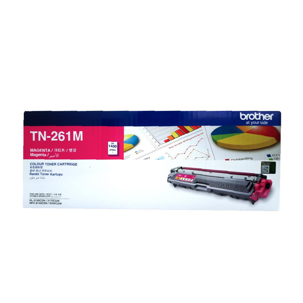 ตลับหมึกโทนเนอร์ สีแดง Brother TN-261M