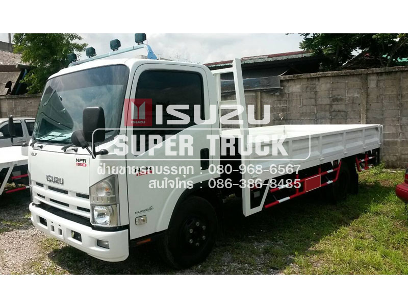 ISUZU NPR แบบกระบะ (ช่วงต่อยาว 4.9เมตร)