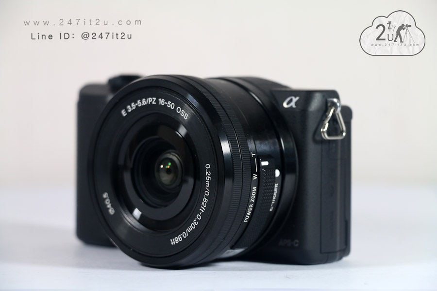 Sony A5100 สีดำ พร้อม เลนส์ 16-50mm ประกันศูนย์เหลือ มิถุนายน 2561