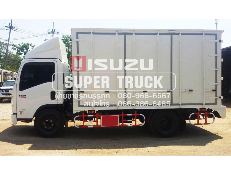 ISUZU NQR แบบตู้อลูมิเนียม (ช่วงต่อยาว 5.6เมตร)