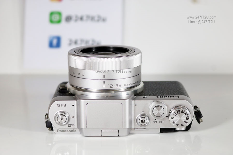 กล้อง Panasonic Lumix GF8 +เลนส์ 12-32mm f3.5-5.6 สีsilver