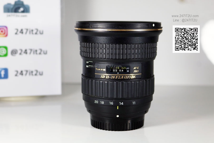 เลนส์ Tokina 11-20mm f2.8 pro DX ยกกล่อง (Nikon)