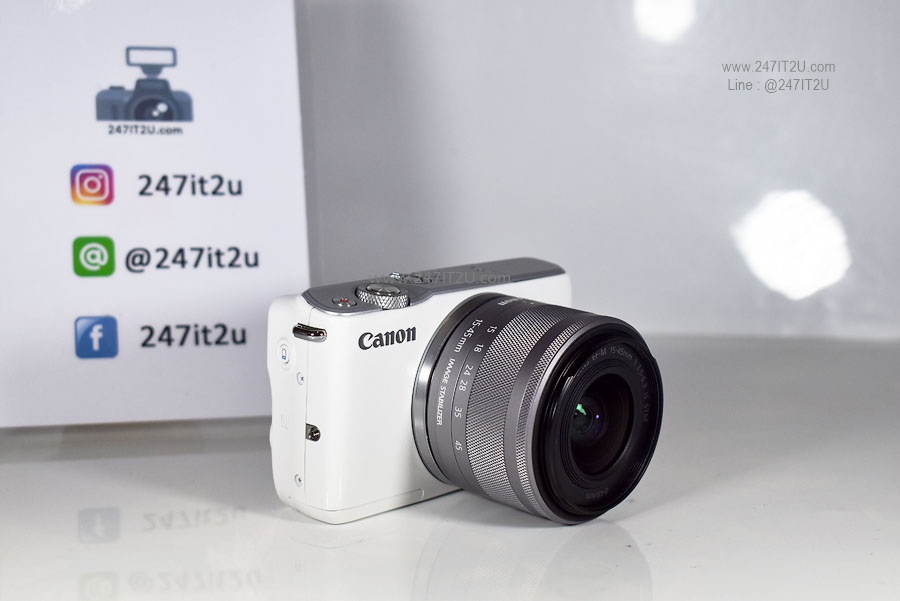Canon EOS M10 พร้อมเลนส์ 15-45mm สภาพสวย