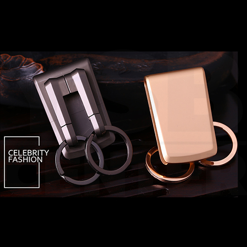 JOBON พวงกุญแจสองห่วงคล้องเข็มขัด หนีบได้สองห่วง เกรดพรีเมี่ยม หนาพิเศษ ถอดออกได้