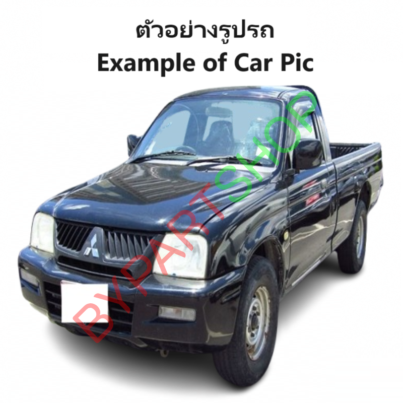 หน้ากระจัง MITSUBISHI STRADA(สตราด้า) รุ่นที่3 โฉมไฟตาเต็ม สีดำ(งานไม่ทำสี) ไม่มีโลโก้ ปี2004-2005 (รหัส:STD'04 ดำ)