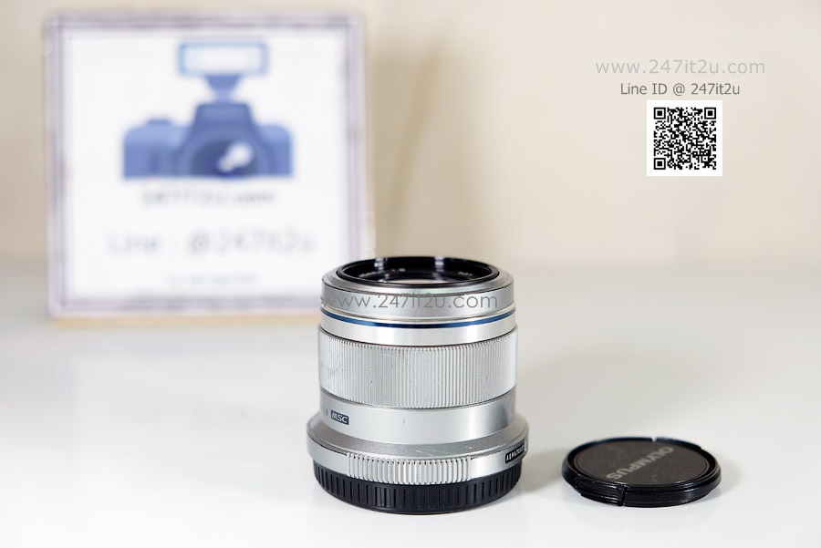เลนส์ Olympus 45mm f1.8 สีsilver