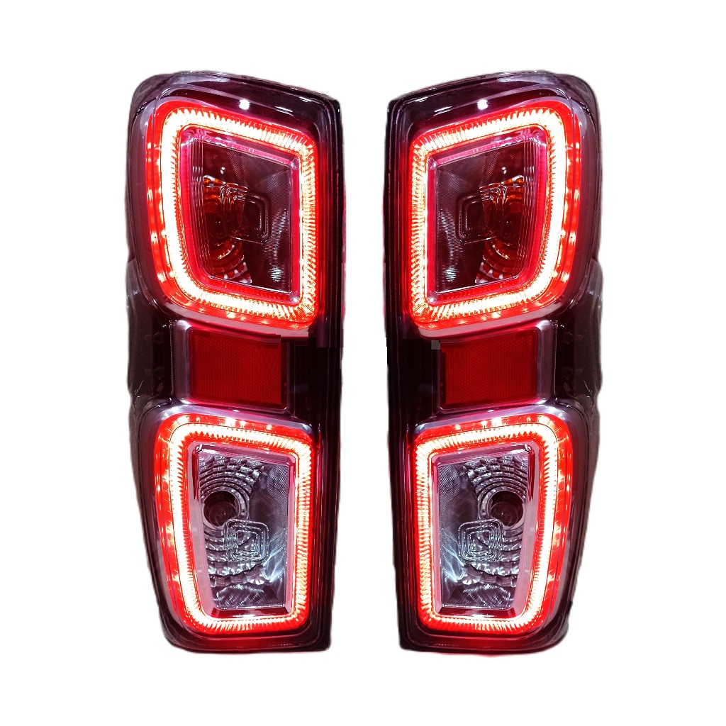 ไฟท้าย ISUZU D-MAX(ดีแม็ก) รุ่นLED ขอบบรอนซ์เทา ปี2020-2022 (งานO.E.M ตราเพชรเกรดห้าง) -ราคาต่อดวง-