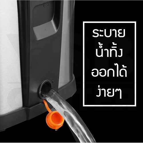 CASSA MAGIC MOP ชุดถังปั่นม็อบ ไม้ถูพื้น สแตนเลส304 พร้อมผ้าม็อบ2ชิ้น (แถมฟรี2ชิ้น) รุ่น C33-CASSA-SM