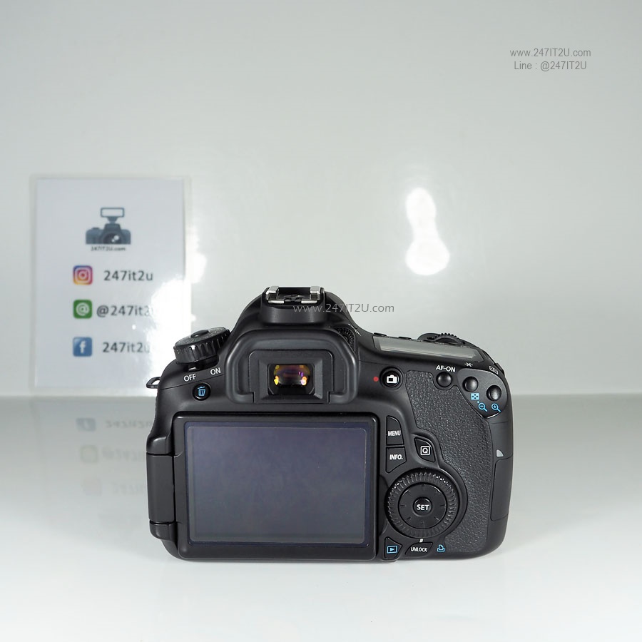 กล้อง Canon 60D +เลนส์18-55mm แถมกระเป๋า