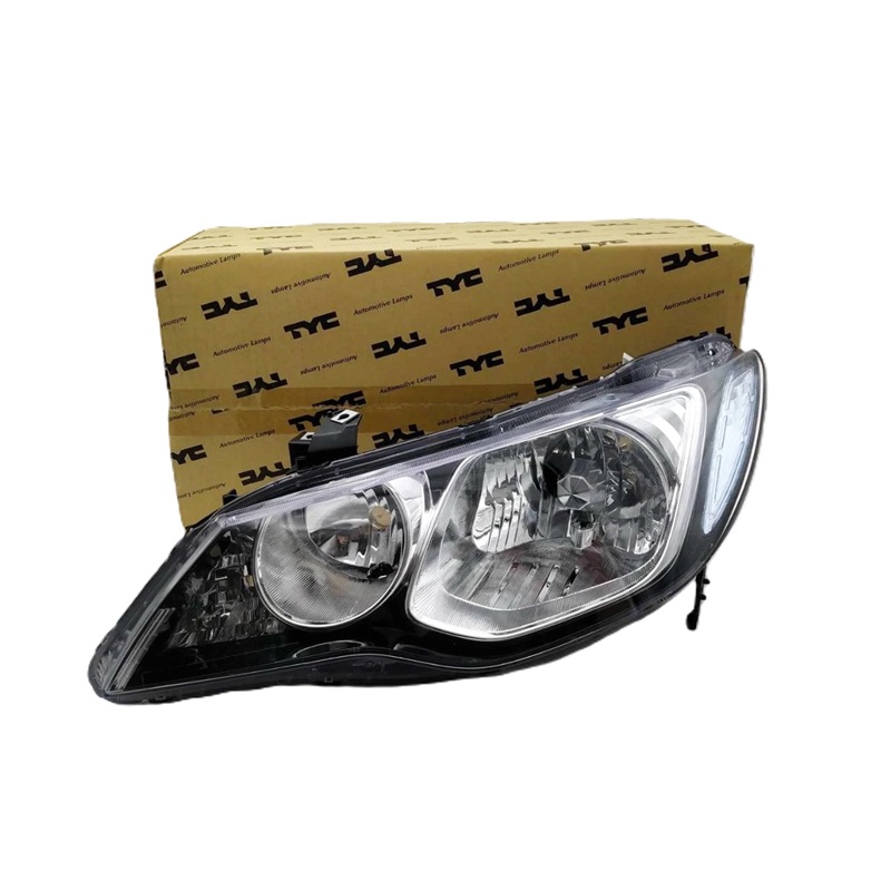 ไฟหน้า HONDA CIVIC(ซีวิค) FD นางฟ้า โฉมที่1 รุ่นไฟปรับมือ ปี2006-2008 (งานแท้ TYC) -ราคาต่อดวง-