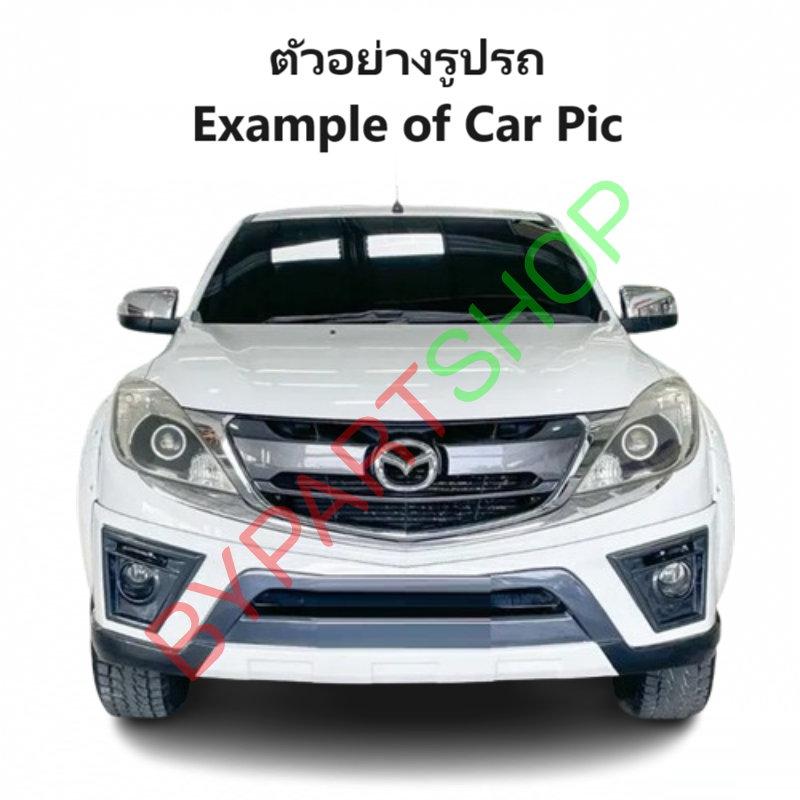 กันชนท้าย MAZDA BT50 PRO(บีที50 โปร)/THUNDER(บีทีโปร ธันเดอร์) สีดำ ทรงศูนย์ ปี2012-2020 (ครบชุด) (AC-449-002,RMP77)