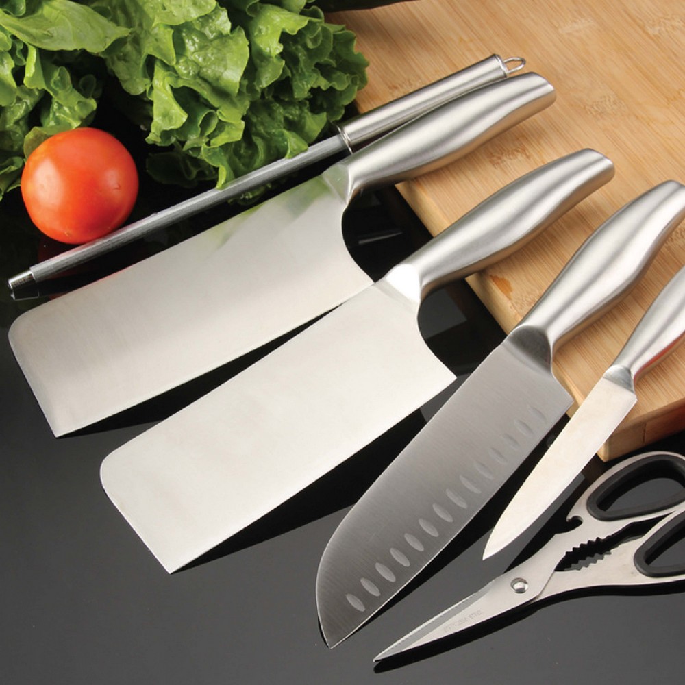 CASSA ชุดมีดทำครัวสแตนเลส 7ชิ้น เกรด 4Cr13 รุ่น C158-HP-711