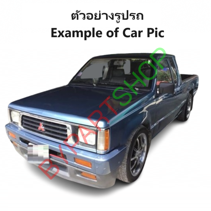 กระจกมองข้าง MITSUBISHI CYCLONE(ไซโคลน) รุ่นปรับมือ สีดำ ปี1989-1995 -ราคาต่อข้าง-