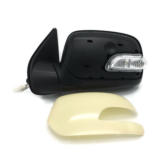 กระจกมองข้าง CHEVROLET COLORADO(โคโลราโด) โฉมตา2ชั้น/ตาหวาน รุ่นปรับไฟฟ้า+มีไฟเลี้ยวสั้น 5สาย สีพื้น(งานไม่ทำสี) ปี2004-2011 -ราคาต่อข้าง-