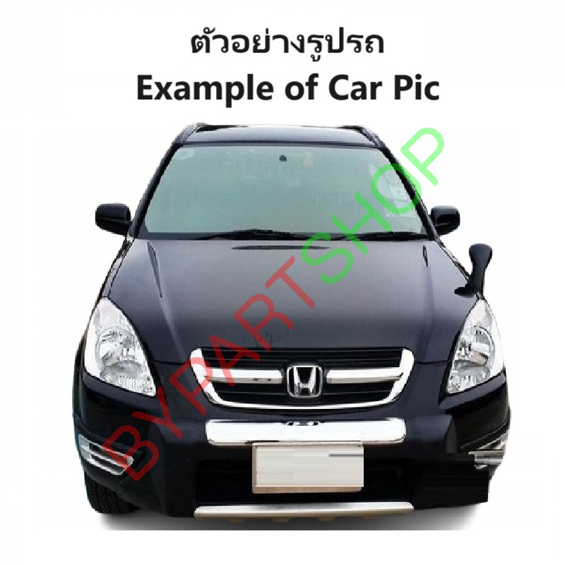 ไฟตัดหมอก/ไฟสปอร์ตไลท์ HONDA CRV(ซีอาร์วี) G2 โฉมที่1 ฝาครอบดำ+ชุบโครเมียม ปี2002-2004 (ครบชุด) (รับประกัน 6เดือน) (HD010L1-L2)