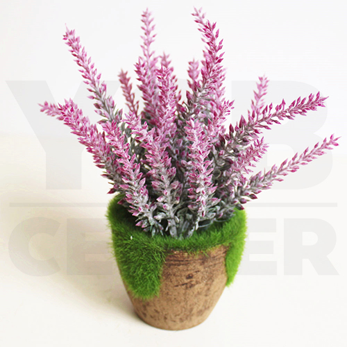 ต้นไม้ปลอม ต้นไม้แต่งบ้าน ดอกไม้พลาสติก ต้นไม้พลาสติก ดอกไม้ประดิษฐ์ (เซ็ต 3 ชิ้น) ขนาด 8.5x7.5x20 CM. รุ่น B1S025-LV3-20X8.5X7.5