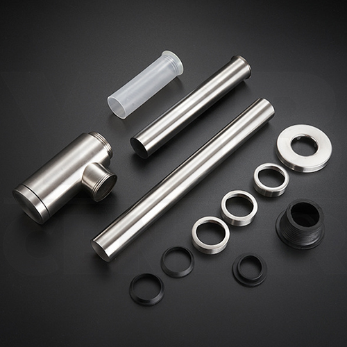 ชุดท่อน้ำทิ้ง ชาร์ปอ่างล้างหน้า ท่อน้ำทิ้งใต้อ่างล้างหน้า สแตนเลสแท้ 304 รุ่น C1M100-S304-AG-027