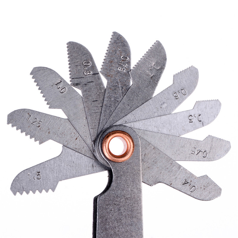 หวีวัดเกลียว 60 องศา 20 ชิ้น ระบบมิล