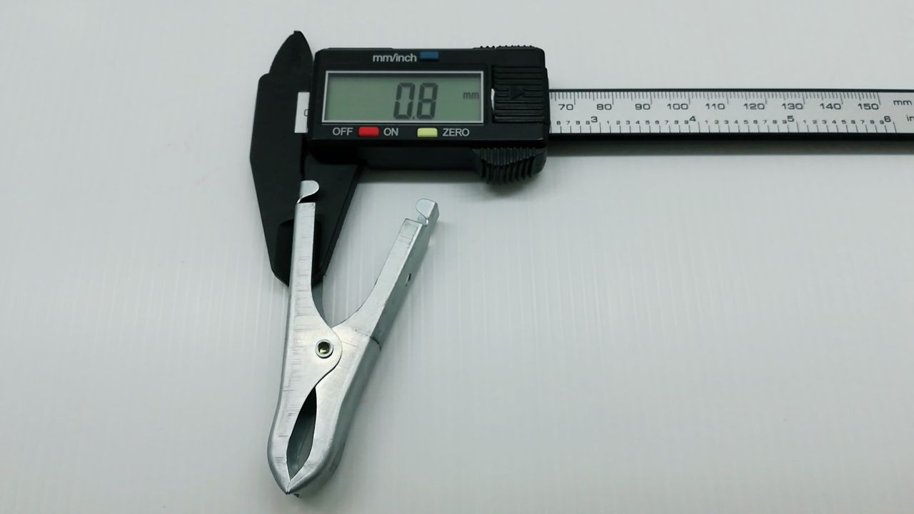 ปากคีบแบต S เล็ก 3 นิ้ว ชุปด้านอย่างดี คู่ละ