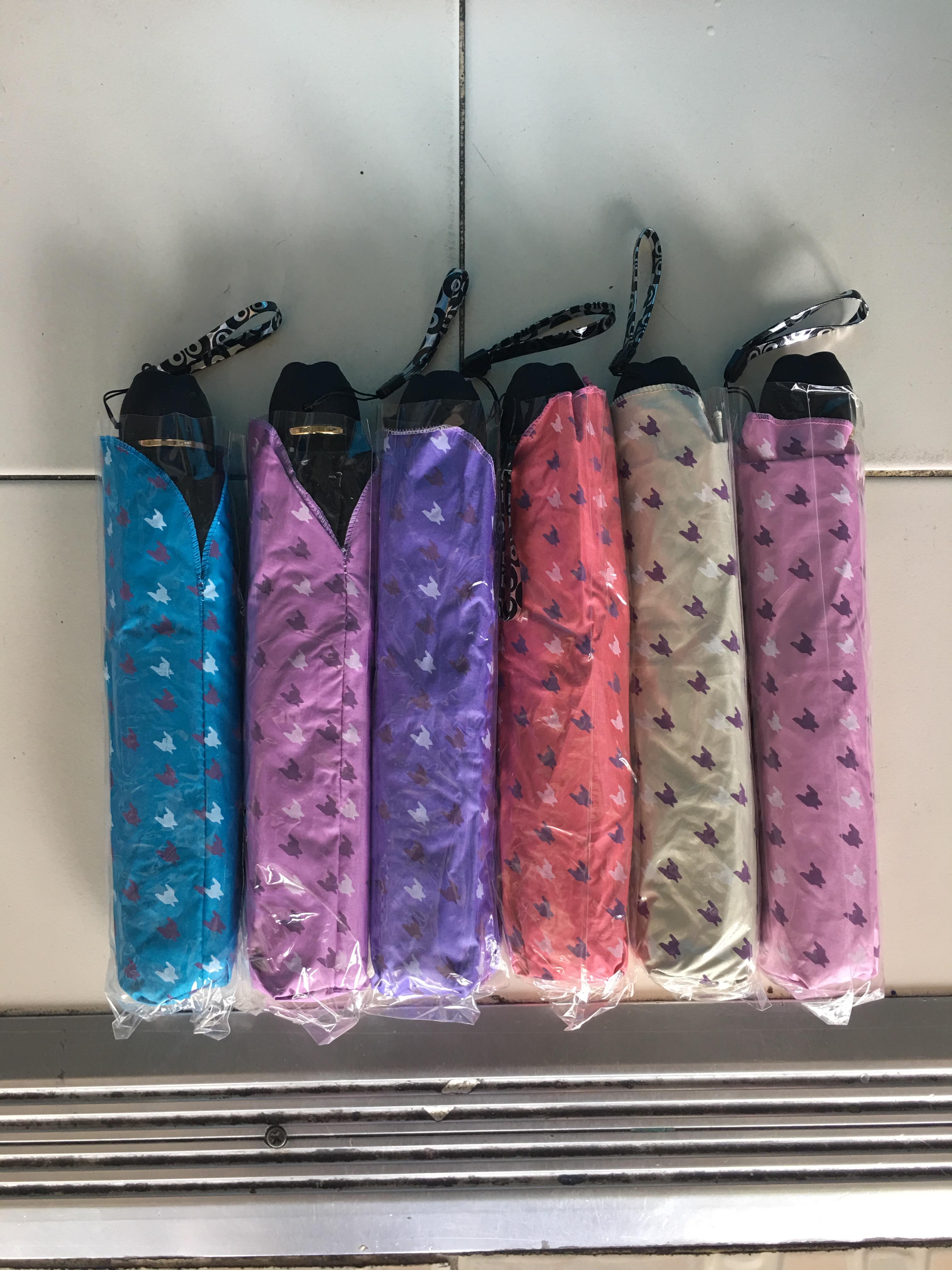 ร่มโค้งแฟชั่นยูวีดำ รหัส3413