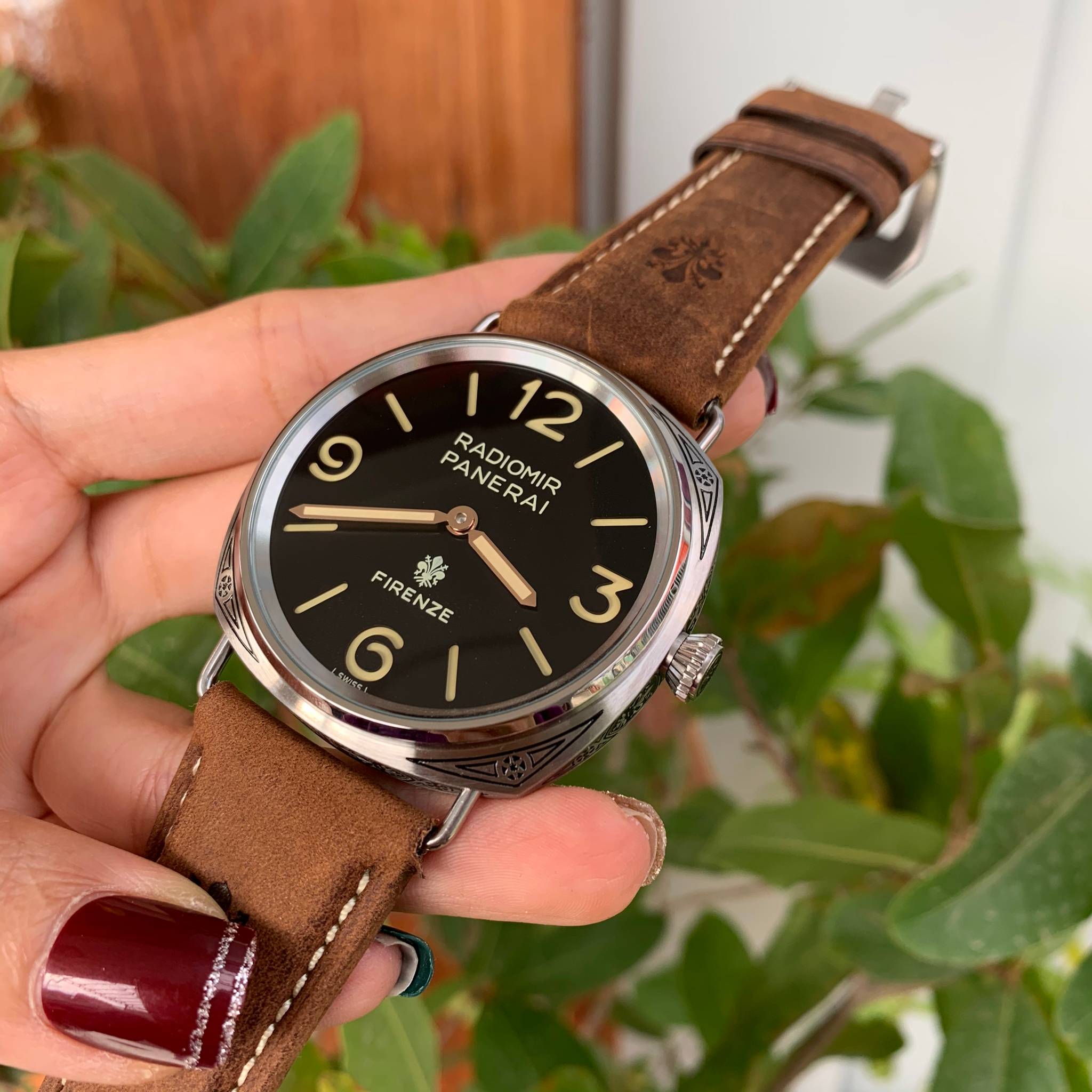 นาฬิกา Panerai Pam604 รุ่น Radiomir Firenze 3 Days Accoaio Mirror Swiss