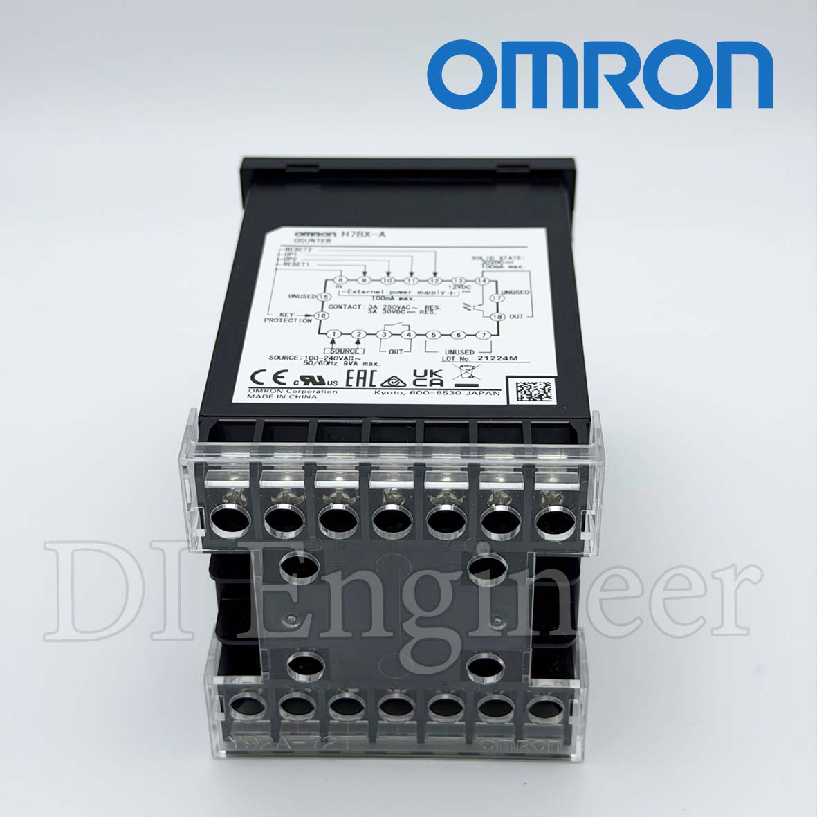 Omron Digital Counter H7BX-A 100-240VAC