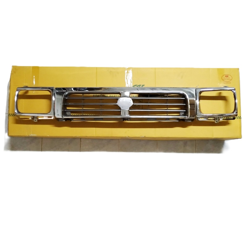 หน้ากระจัง TOYOTA MTX(ไมร์ตี้เอ็กซ์) LN111 4WD ชุบโครเมียม+ขอบไฟคู่ ไม่มีโลโก้ ปี1995-1996 (รหัส:MTX95 4WD-ชุบ+ขอบคู่)