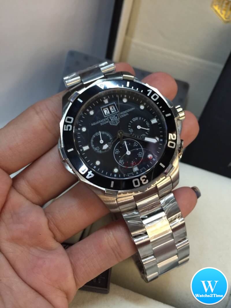 นาฬิกา Tag Aquaracer Aquaracer 300 Chorono Calibre 45 Stainless Steel 316L