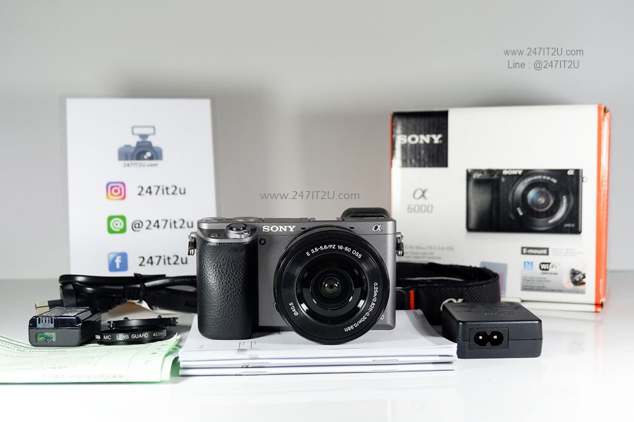 กล้อง Sony A6000 พร้อมเลนส์16-50mm สีsilver