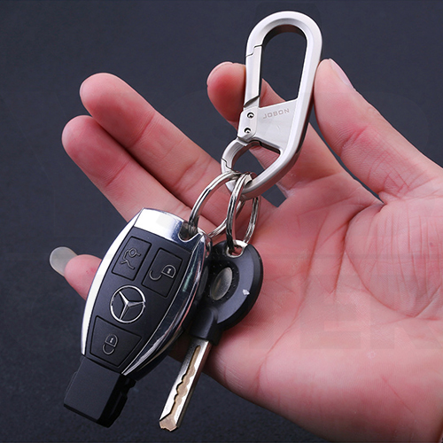 JOBON พวงกุญแจ พวงกุญแจรถยนต์ เกรดพรีเมี่ยม พร้อมตัวเปิดปิด ผลิตจากโลหะ
