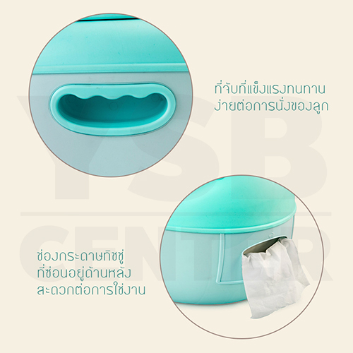 กระโถนสำหรับเด็ก กระโถนเด็ก กระโถนสำหรับการฝึกขับถ่าย (สำหรับเด็ก 2-6 ขวบ) ขนาด 30.5×33.5×20.5 cm.