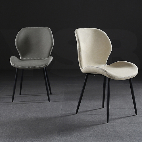 เก้าอี้ เก้าอี้สไตล์นอร์ดิก เก้าอี้ตกแต่งร้าน เก้าอี้ทานอาหาร หนัง PU