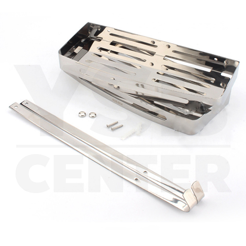 CASSA ชั้นวางของสแตนเลส304 อเนกประสงค์ในห้องน้ำ 2ชั้น สี่เหลี่ยม ติดผนัง รุ่น C1L028-SUS304-CS02