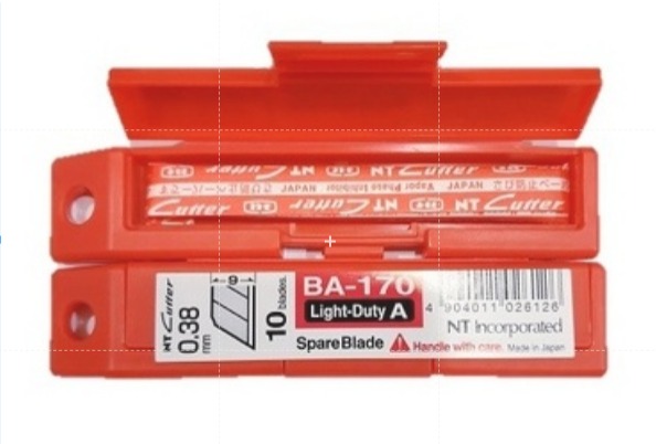 ใบมีดคัตเตอร์ NT A-170(10ใบ/หลอด)