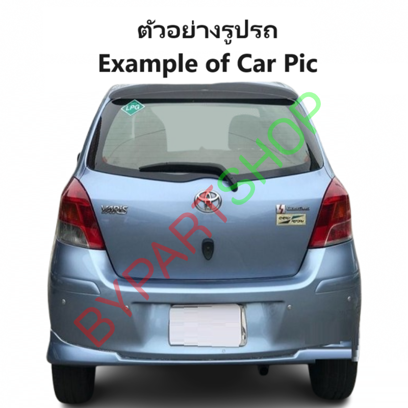 หน้ากระจัง TOYOTA YARIS(ยาริส) Gen1 โฉมที่2 สีดำ ปี2009-2012 (รหัส:Yaris'09)