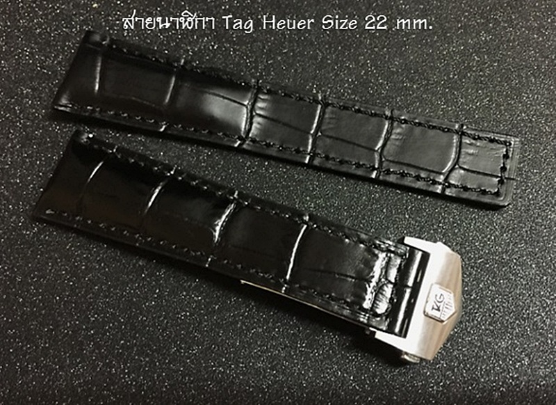 สายนาฬิกา Tag Heuer รุ่น Grand 36 สายหนังดำ