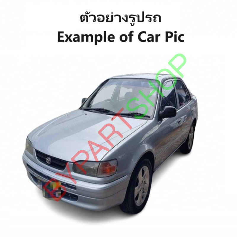 กระจกมองข้าง TOYOTA COROLLA(โคโรล่า) AE110-AE111-AE112 โฉมตูดเป็ด-โฉมไฮทอร์ค รุ่นปรับมือ สีดำ(งานไม่ทำสี) -ราคาต่อข้าง-